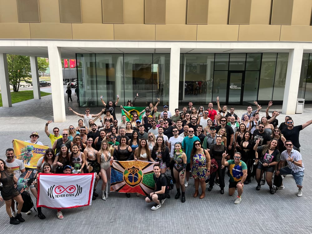 Grupo Never Ends em festival