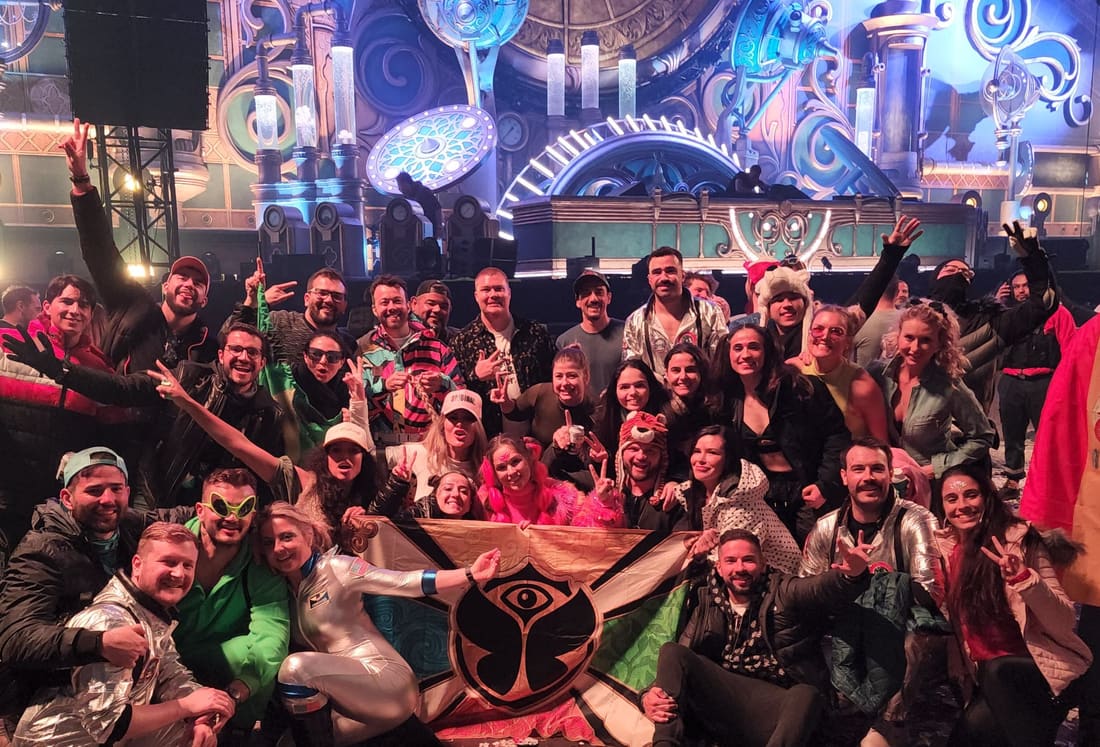Grupo Never Ends na Tomorrowland Winter em 2022