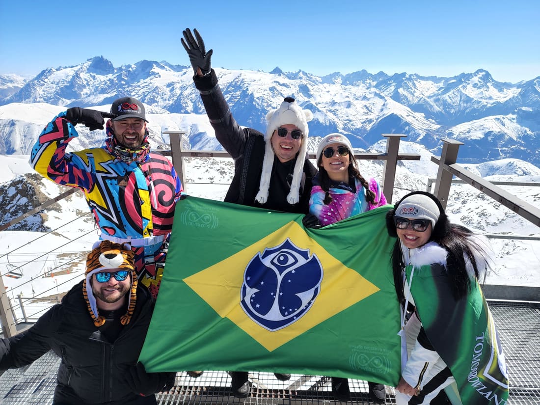 Grupo Never Ends na Tomorrowland Winter em 2022